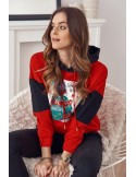 Weihnachts-Hoodie rot FI590 – Online-Shop – Boutique